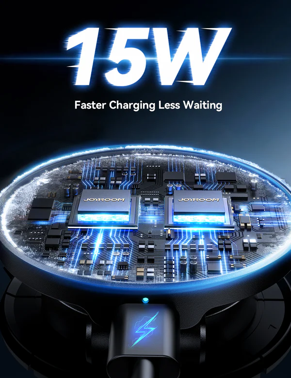 Magnetic Wireless Car Charger Mount 15W Fast Charging Phone Holder“ Premium Quality, Stylish & Durable Protective Case