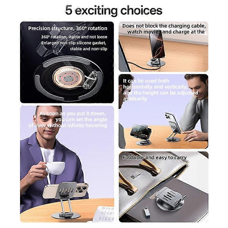 Desktop Stand 360 Degree Rotatable Phone Holder