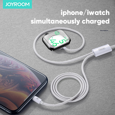 2 In 1 Magnetic Wireless Charger For Ip Watch Lightning Cable 1 5M“ Premium Quality, Stylish & Durable Protective Case