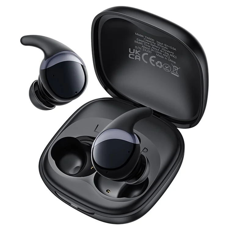 BT5.3 Long Battery Life Touch Control ANC Noise Reduction TWS Earphone Black