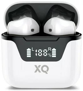 XQ Wireless Earphones, Bluetooth 5.1, LED Display, Clear Sound Built-In Microphone
