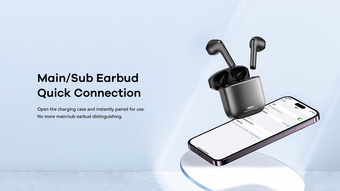 Remax Brand X-IRON Ser. Alloy Bluetooth 5.3 earphones/handfree HQ Wireless Audio