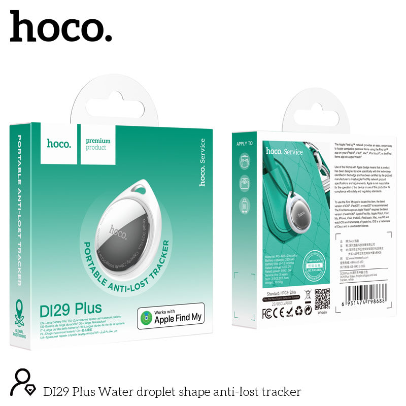 HOCO DI29 Plus Water Droplet Shape Anti-Lost Tracker