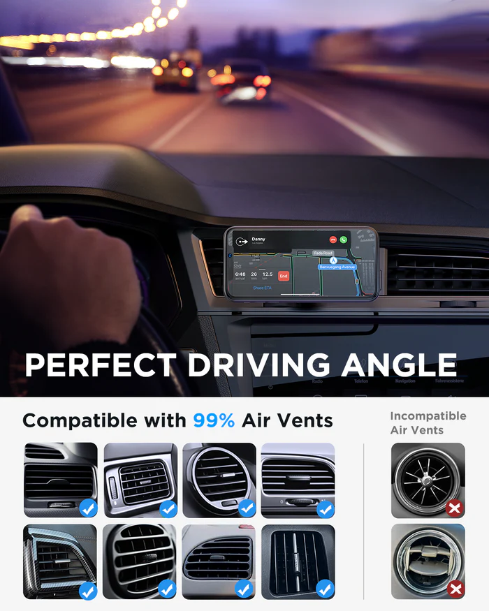 Magnetic Car Phone Mount Air Vent Holder For 4 7 Inch Smartphones Black“ Premium Quality, Stylish & Durable Protective Case