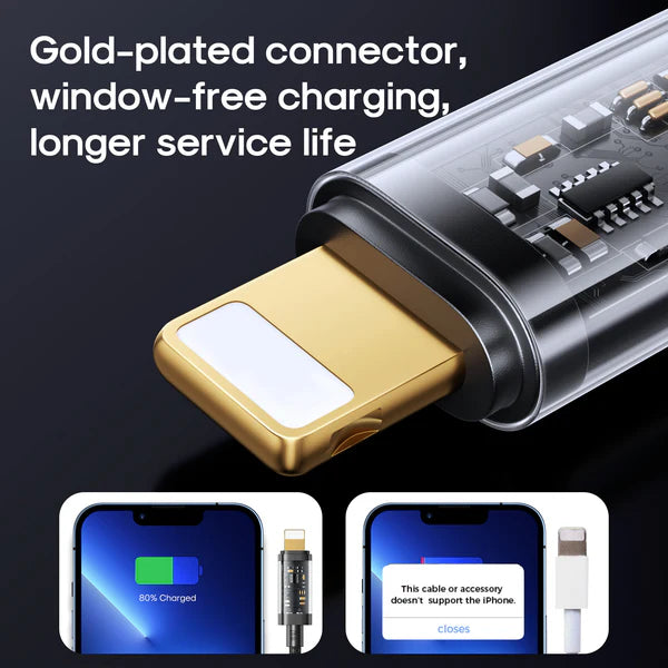 Joyroom S Cl020A20 Type C To Lightning 20W Data Cable 2M Black“ Premium Quality, Stylish & Durable Protective Case