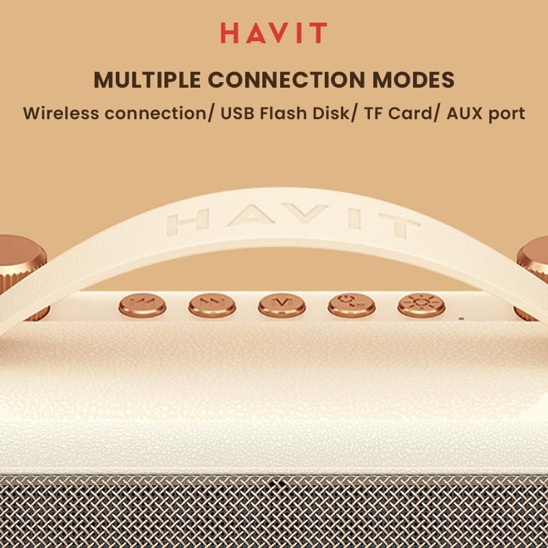 HAVIT SK823BT Portable Waterproof Bluetooth Speaker with Microphone