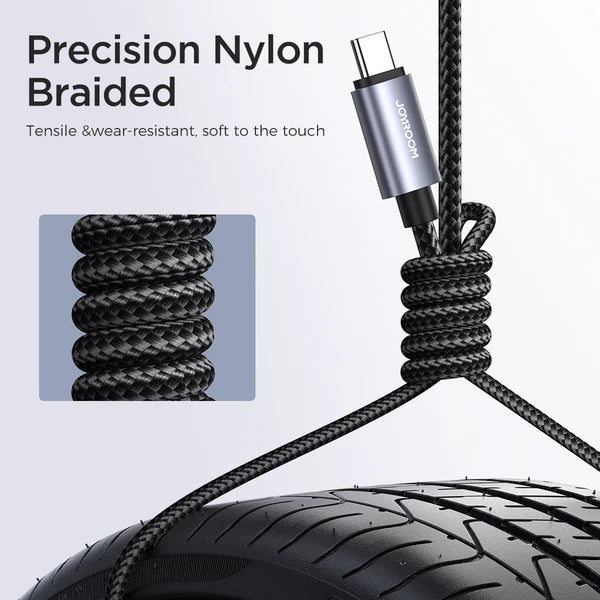 JOYROOM S-CL020A17 20W Type C - 8-Pin Right Angle Fast Charging Data Cable 1.2M