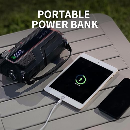 Portable Car Jump Starter Power Bank 6000mAh Emergency Battery Booster