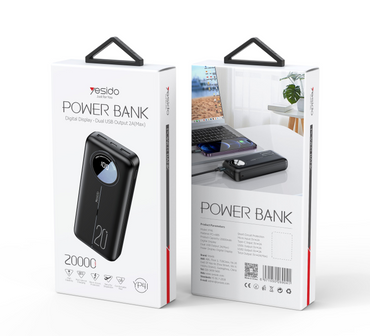 20000Mah Power Bank With Led Display 10W Fast Charging Usb Type C“ Premium Quality, Stylish & Durable Protective Case