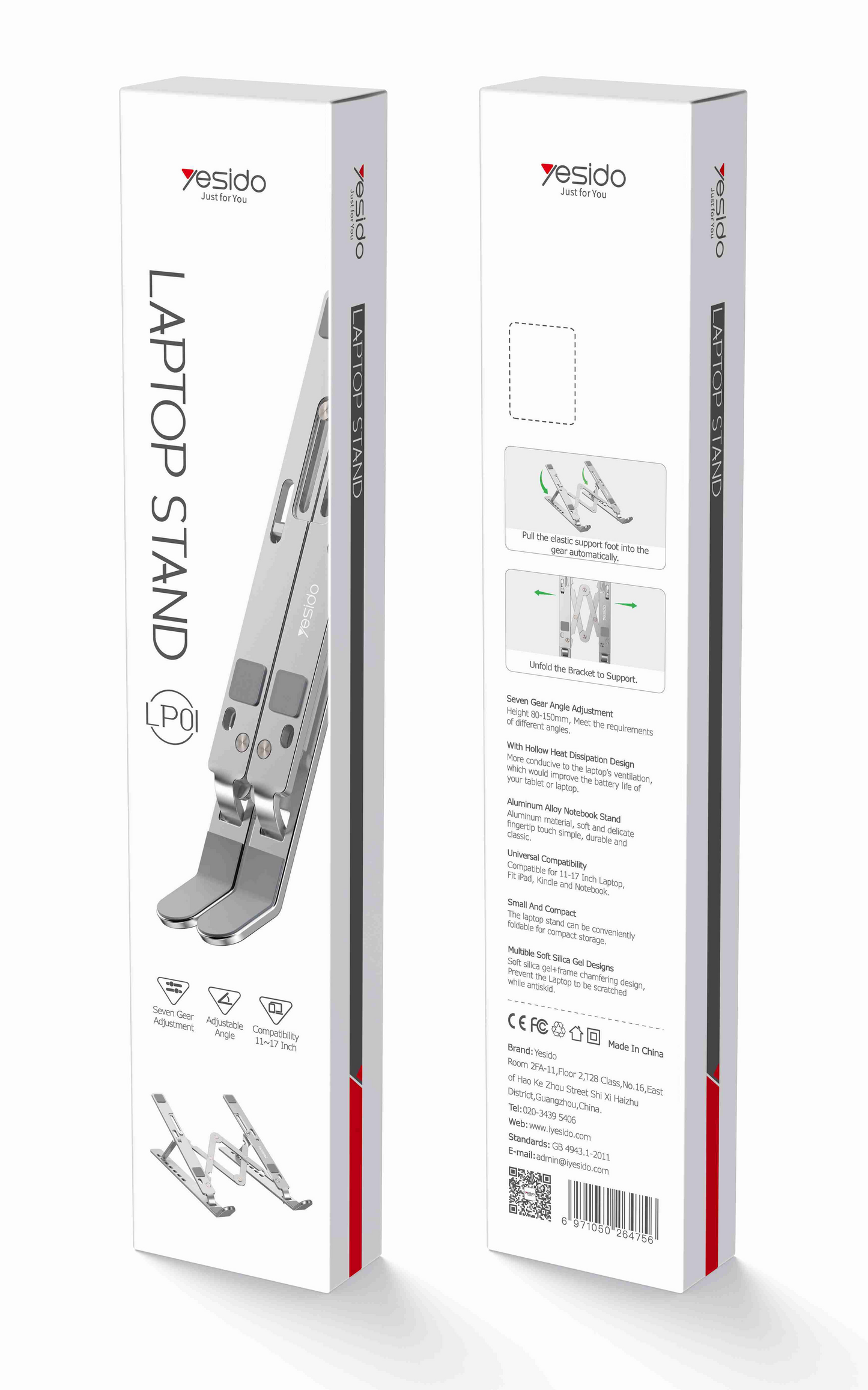 Aluminum Alloy Laptop Holder“ Premium Quality, Stylish & Durable Protective Case