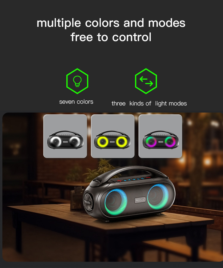 High Power Bluetooth Speaker Wireless BT Speaker | Fidelity Portable Stereo Bluetooth Speaker