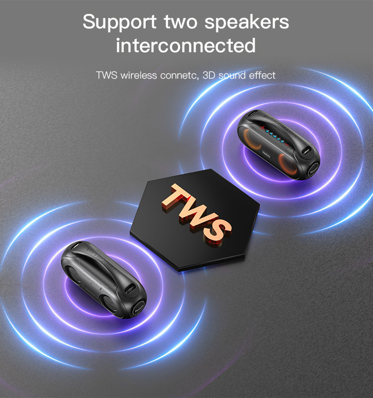 High Power Bluetooth Speaker Wireless BT Speaker | Fidelity Portable Stereo Bluetooth Speaker