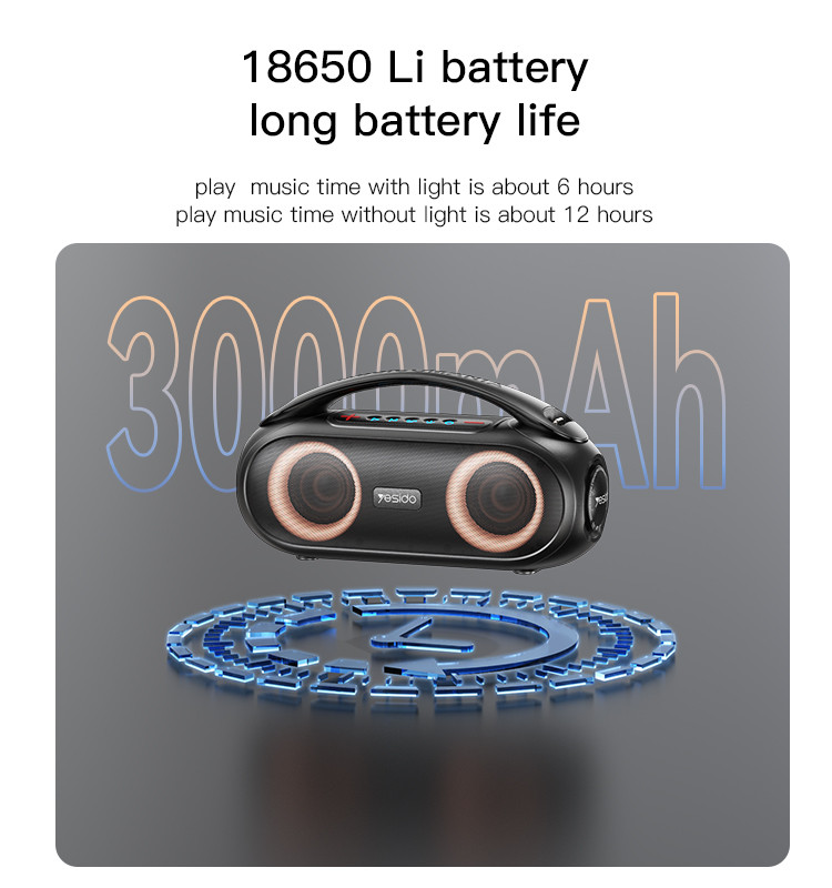 High Power Bluetooth Speaker Wireless BT Speaker | Fidelity Portable Stereo Bluetooth Speaker