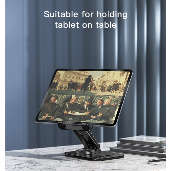 Yesido C183 Desktop Tablet Stands Aluminum Alloy Table Foldable Extend Support Desk Mobile Phone Holder