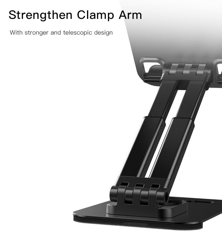 Yesido C183 Desktop Tablet Stands Aluminum Alloy Table Foldable Extend Support Desk Mobile Phone Holder