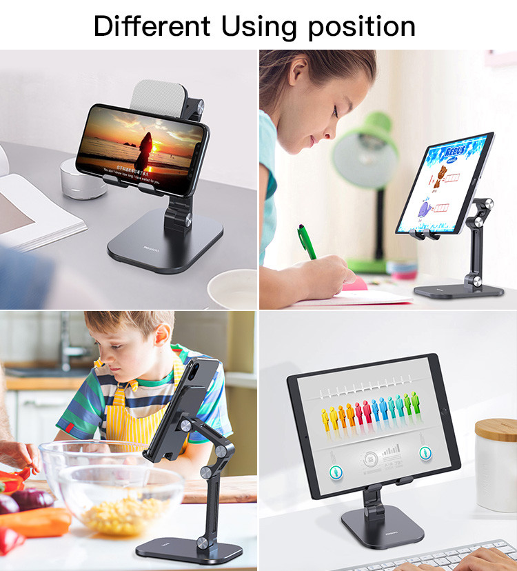 Yesido C104 Desktop Angle Adjustable Mobile Phone Stand Aluminum Alloy Tablet Cell Phone Holder