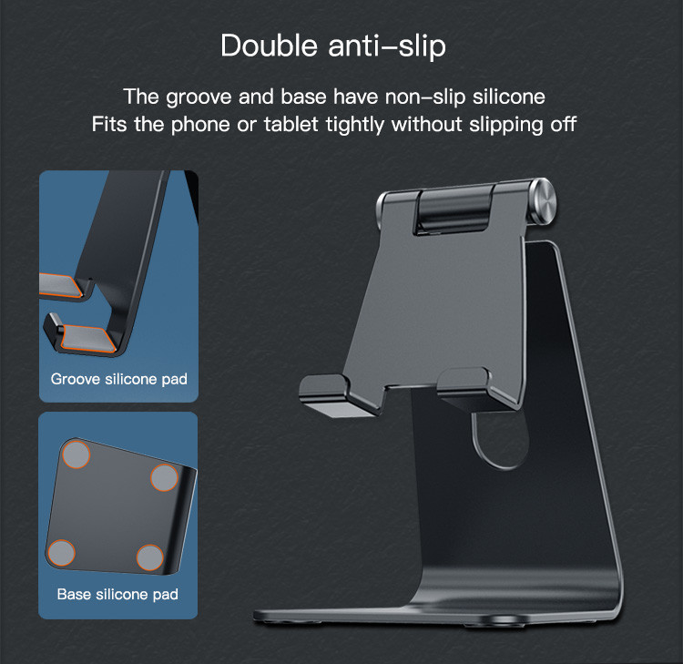 Yesido C96 Display Aluminium Table Adjustable Flexible Desktop Desk Tablet Mobile Phone Holder Mount