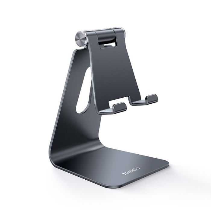 Yesido C96 Display Aluminium Table Adjustable Flexible Desktop Desk Tablet Mobile Phone Holder Mount
