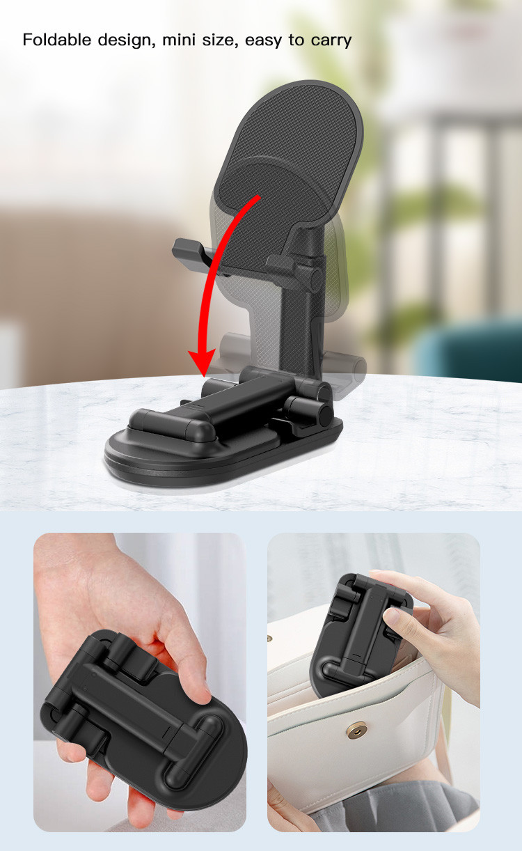 Yesido C85 Portable Desktop Telescopic Folding Phone Holder | Adjustable Aluminium Alloy Tablet Stand