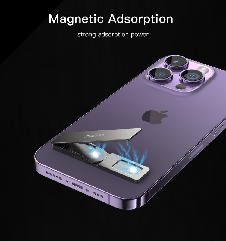 Mini Metal Foldable Phone Holder | Convenient Invisible Foldable Mobile Phone