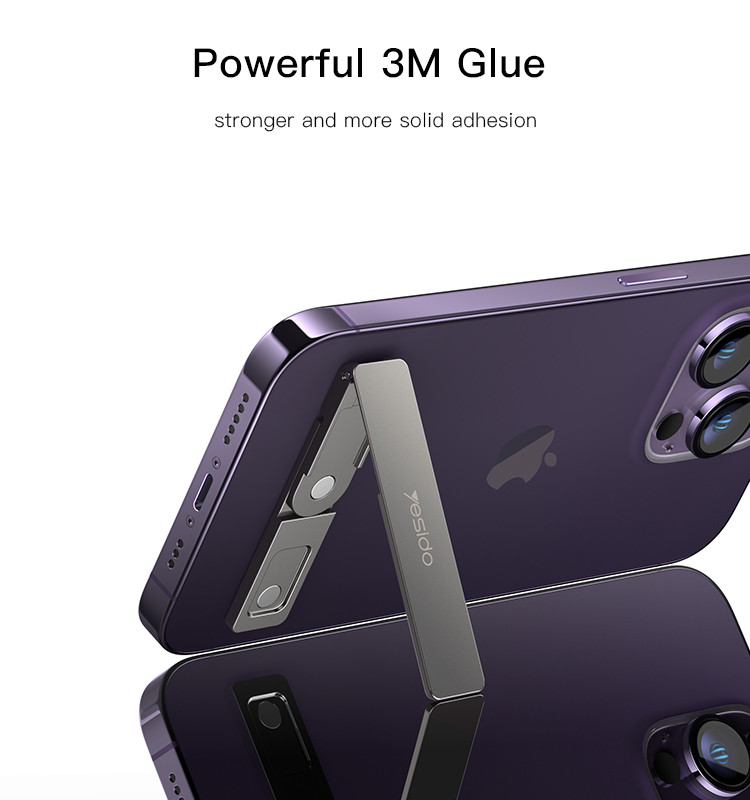 Mini Metal Foldable Phone Holder | Convenient Invisible Foldable Mobile Phone