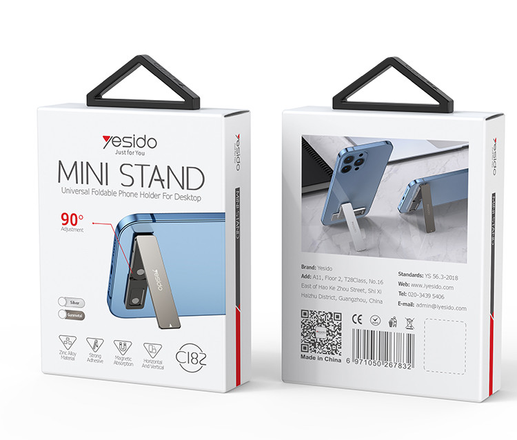 Mini Metal Foldable Phone Holder | Convenient Invisible Foldable Mobile Phone