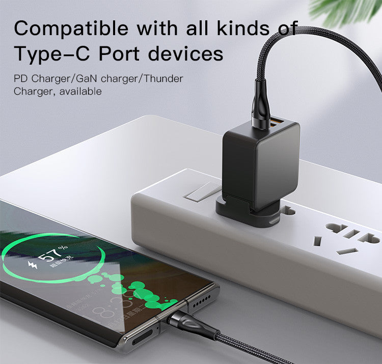 Yesido CA110 4 in 1 Charging Data Cable | Type-C to 2 TC + 2 IP Mobile Phone Charging Cable