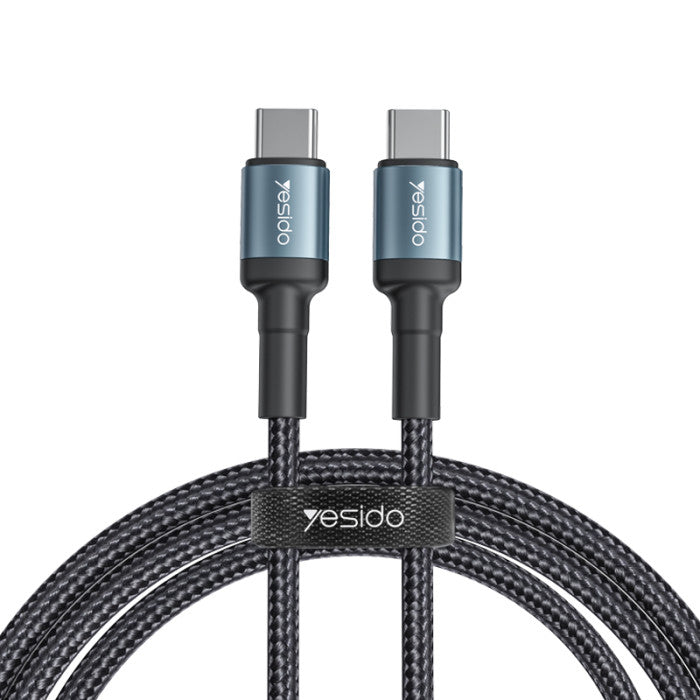 Yesido CA78 1.2M/2M/3M 60W Mobile Phone Tablet Laptop Fast Charging Type-C To Type-C Data Cable