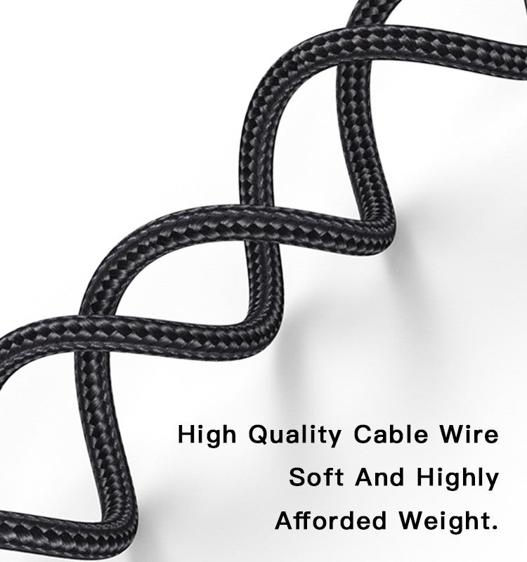 Yesido CA76 1.2M/2M/3M PD 20W Fast Charging Nylon PD Type-C to 8 Pin For iPhone Data Cable