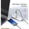 Yesido Ca74 1 2 2 3 Meters Nylon Braided Fast Charging Aluminum Alloy Usb To 8 Pin Data Cable“ Premium Quality, Stylish & Durable Protective Case