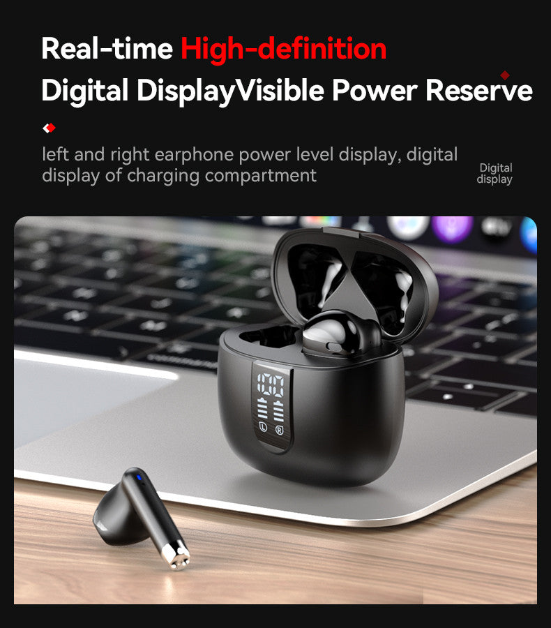 Yesido TWS22 True Wireless Earbuds with Bluetooth 5.3, Touch Control, and LED Display