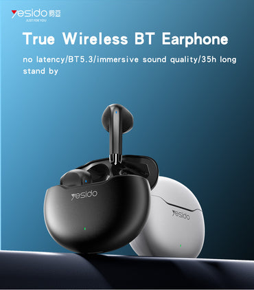 Yesido Tws21 Wireless Bluetooth Earphone Enc Ture Wireless Headphone Sport Headset“ Premium Quality, Stylish & Durable Protective Case