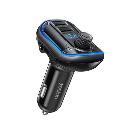 Yesido Y44 Mp3 Player Bluetooths Cigarette Lighter Auto Charge Universal U Disk 2 Usb Car Charger“ Premium Quality, Stylish & Durable Protective Case