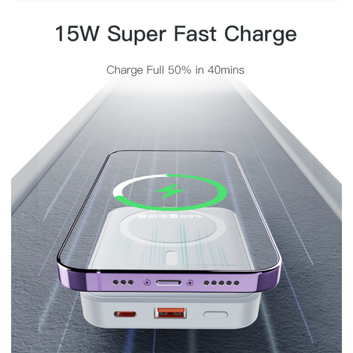Yesido YP45 10000mAh MagSafe Wireless Fast Charging Power Bank