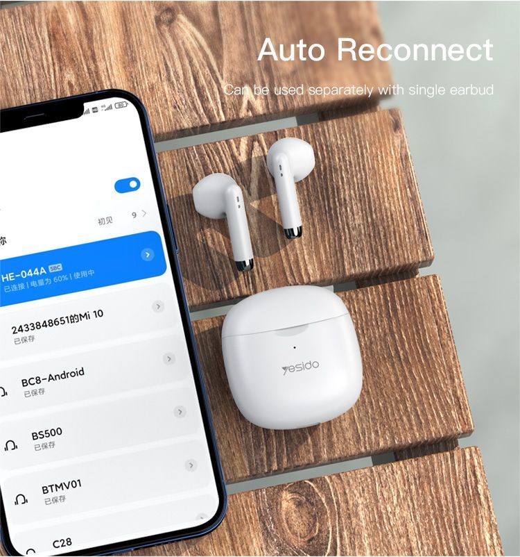 Yesido TWS09 Lightning Charging Bluetooth V5.1 HE-044A TWS Earphone