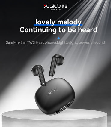 Yesido Tws25 Bt5 3 Tws Bluetooth Earphone With Hd Microphone Without Delay Semi In Ear Headset“ Premium Quality, Stylish & Durable Protective Case