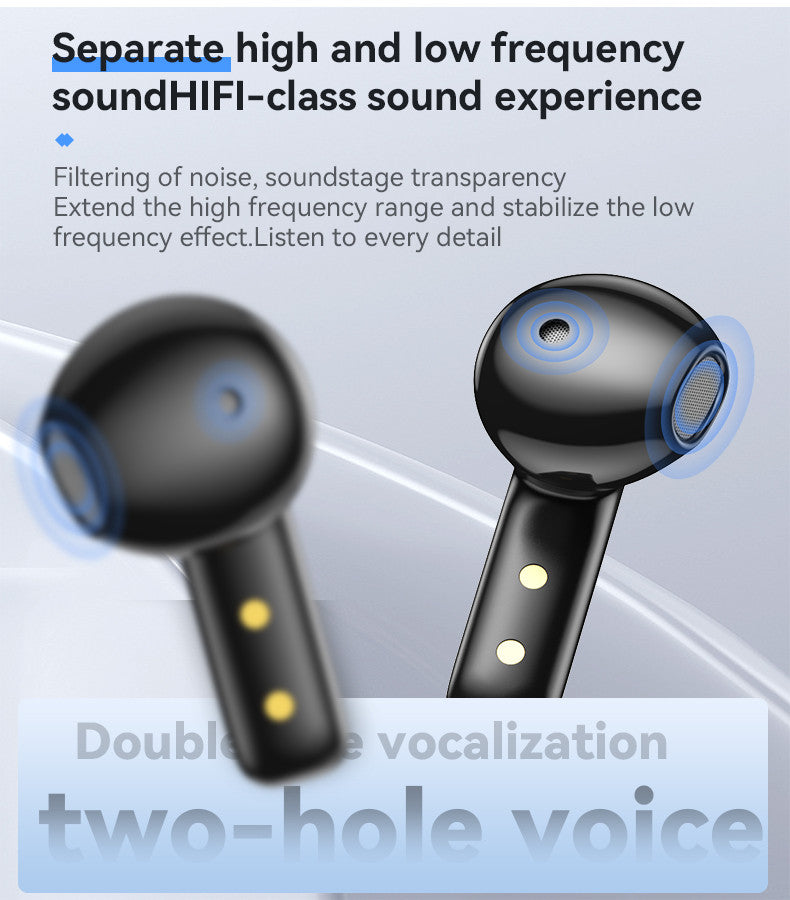 Yesido TWS25 BT5.3 TWS Bluetooth Earphone | With HD Microphone Without Delay Semi-In-Ear Headset