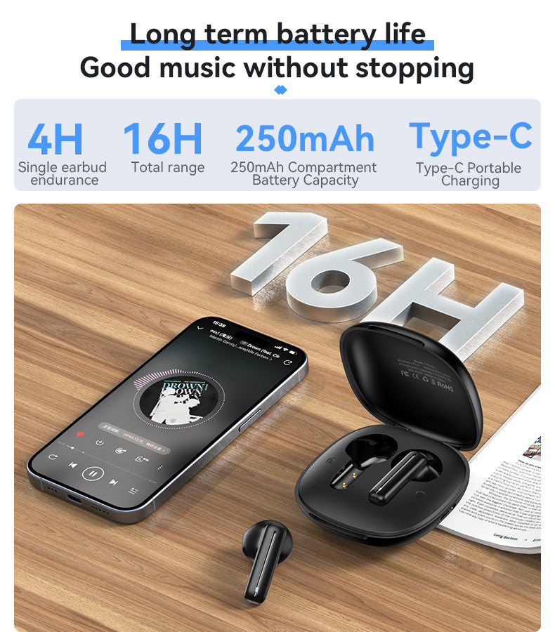 Yesido TWS25 BT5.3 TWS Bluetooth Earphone | With HD Microphone Without Delay Semi-In-Ear Headset