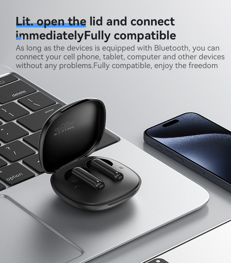 Yesido TWS25 BT5.3 TWS Bluetooth Earphone | With HD Microphone Without Delay Semi-In-Ear Headset