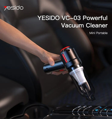 Yesido Vc03 Hot Selling 4500Pa Portable Compact Handheld Car Vacuum Cleaner“ Premium Quality, Stylish & Durable Protective Case
