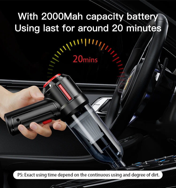 Yesido Vc03 Hot Selling 4500Pa Portable Compact Handheld Car Vacuum Cleaner“ Premium Quality, Stylish & Durable Protective Case