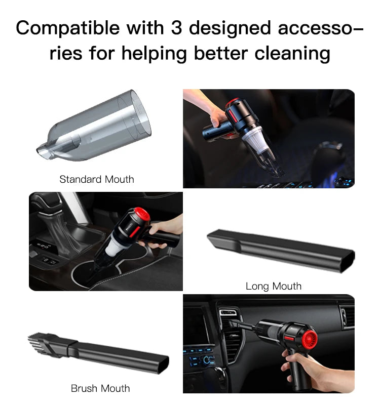 Yesido Vc03 Hot Selling 4500Pa Portable Compact Handheld Car Vacuum Cleaner“ Premium Quality, Stylish & Durable Protective Case