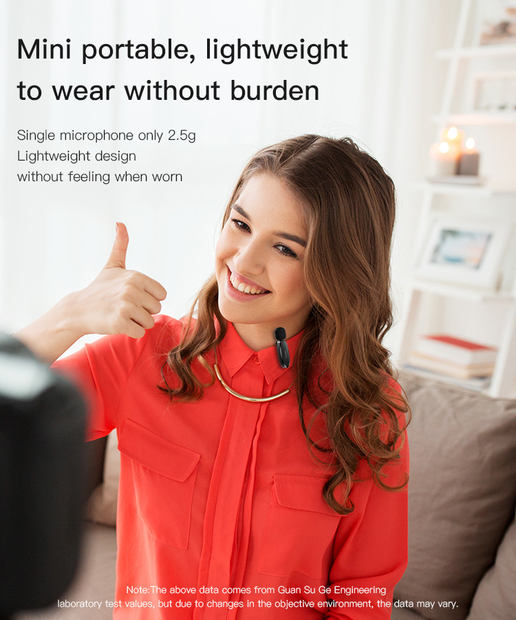Portable Wireless Transmission 360 Pickup Voice Type-C Transmit Port Wireless MEMS Microphone