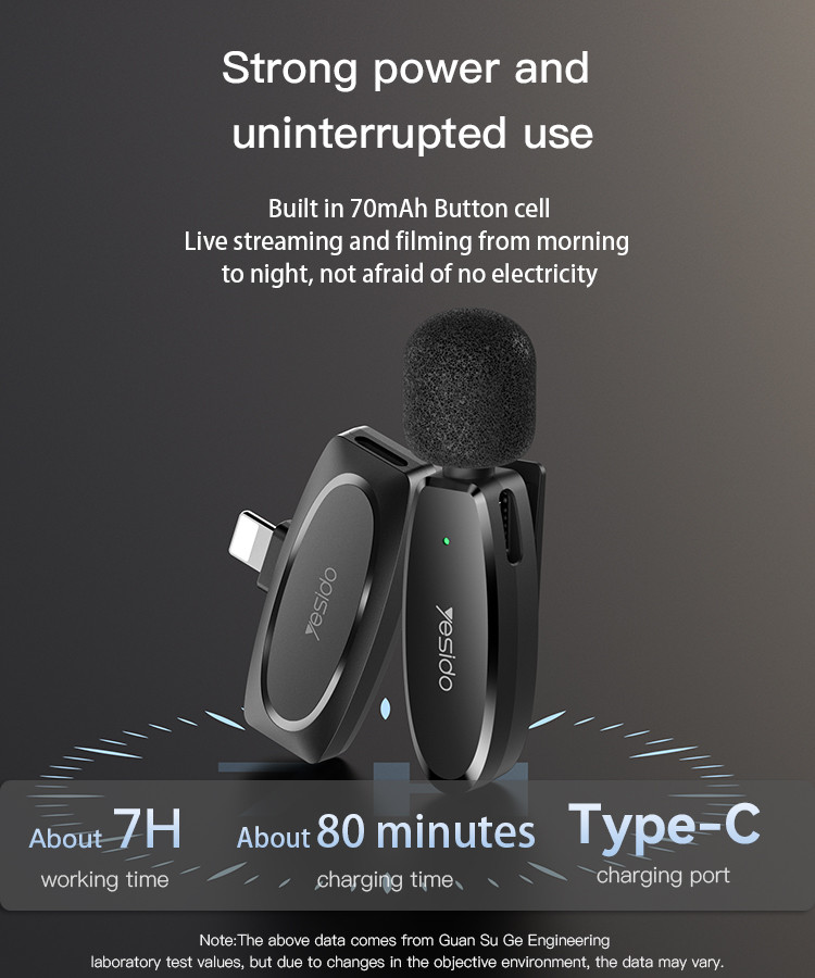 Portable Wireless Transmission 360 Pickup Voice IP Transmit Port Wireless MEMS Microphone