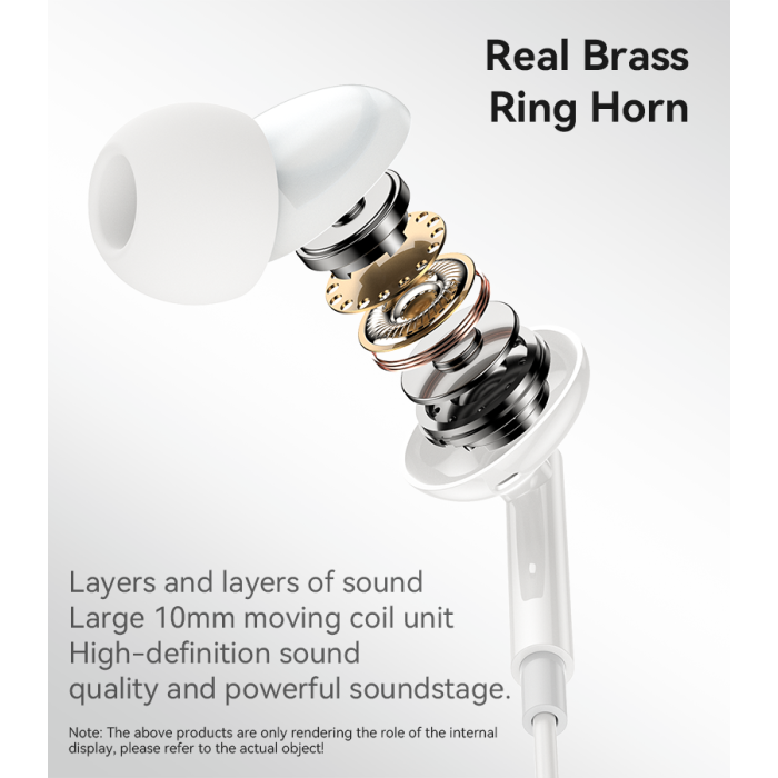 Yesido YH45 Type-C In-Ear Earphones with HD Mic and Remote Control
