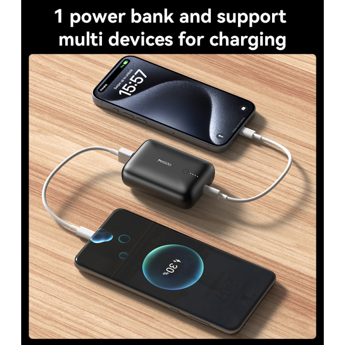 Mini 10000mAh Power Bank PD 20W + USB 22.5W Fast Charging Portable Charger
