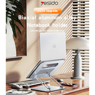 Super Strong Dual Arm Design Widely Compatible Biaxial Aluminum Alloy Tablet Laptops Holder“ Premium Quality, Stylish & Durable Protective Case