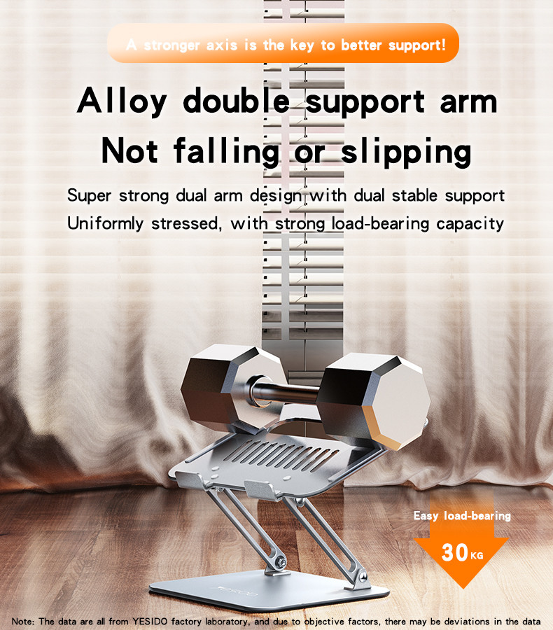 Super Strong Dual Arm Design Widely Compatible Biaxial Aluminum Alloy Tablet Laptops Holder“ Premium Quality, Stylish & Durable Protective Case