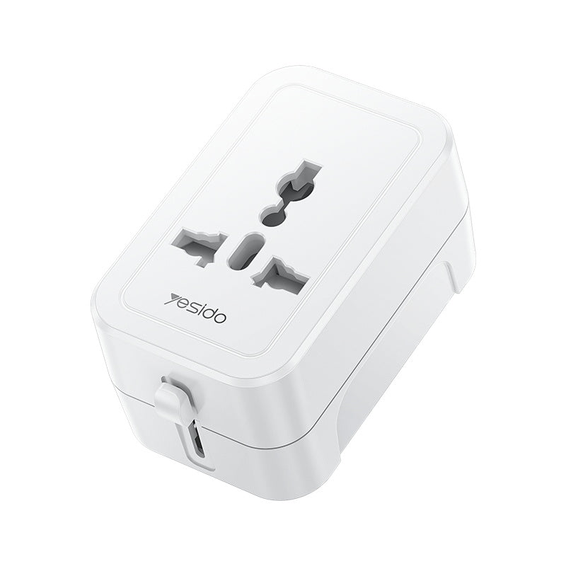 Yesido Mc32 Support 1380W High Power Multi National Standard Plugs Global Plug Adapter“ Premium Quality, Stylish & Durable Protective Case