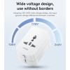 Yesido Mc32 Support 1380W High Power Multi National Standard Plugs Global Plug Adapter“ Premium Quality, Stylish & Durable Protective Case